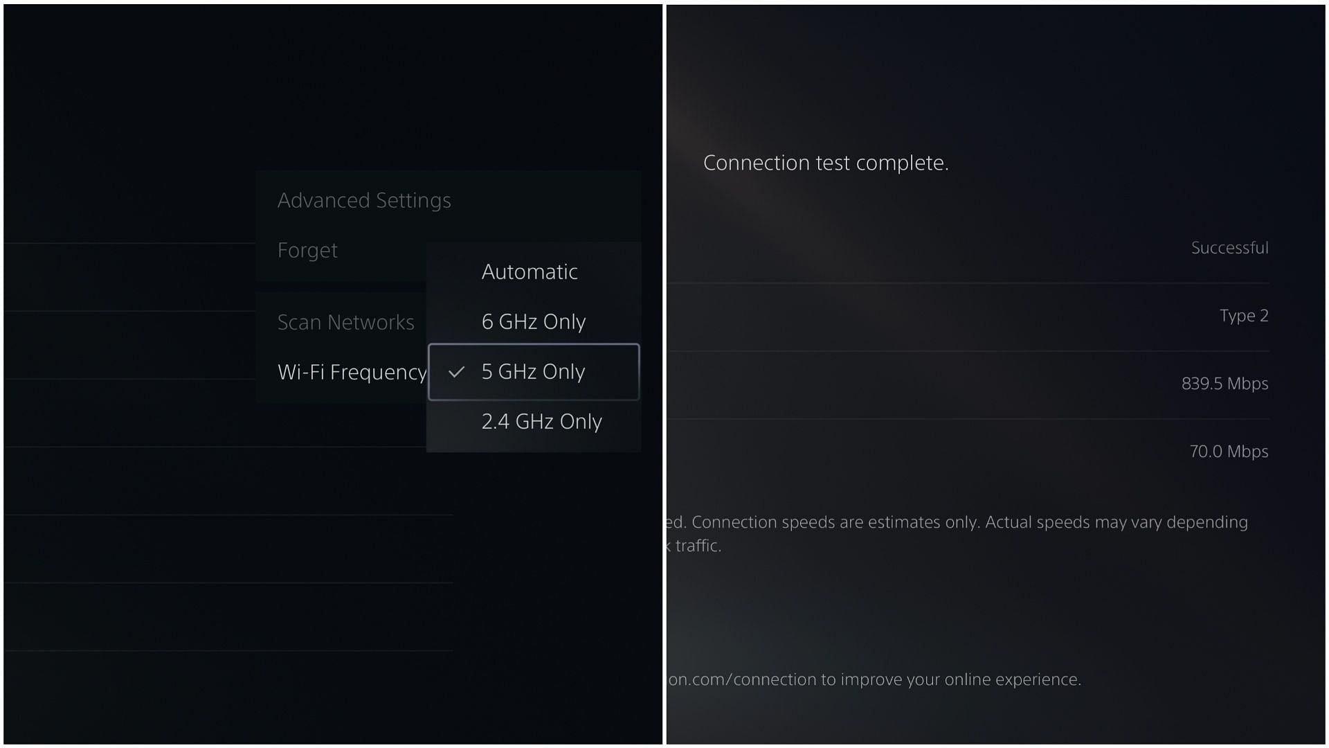If you aren't able to use a wired setup, a 5GHz Wi-Fi signal should help (Image via Blizzard Entertainment)